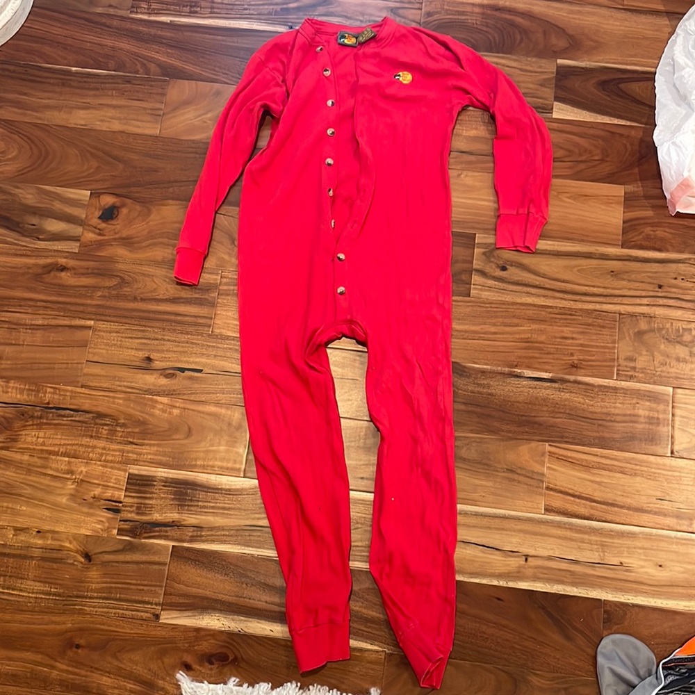 Bass Pro youth one piece Pajama/Underwear